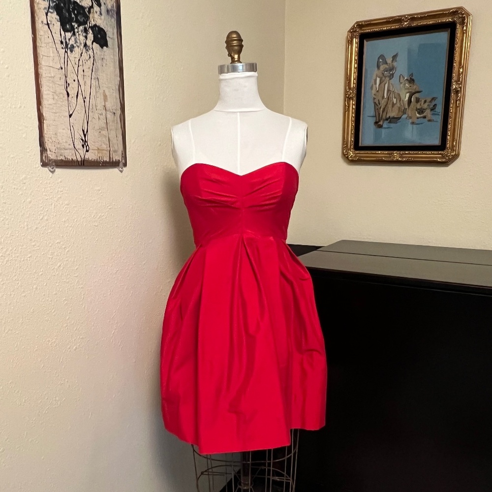 Sassy Red Jill Stuart Cocktail Dress size 2